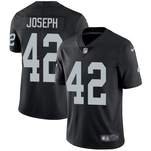 Nike Raiders #42 Karl Joseph Black Team Color Men's Stitched NFL Vapor Untouchable Limited Jersey - Click Image to Close